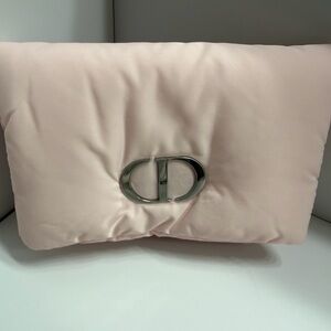 NIB- Dior Beauty - Pink Satin Clutch/Cosmtic Or Jewelry Pouch!